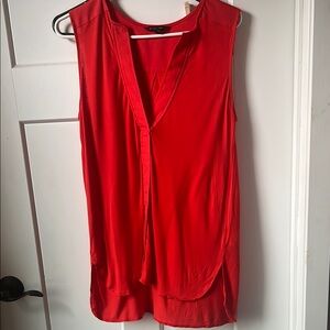 Banana Republic Red Sleeveless Women's Top